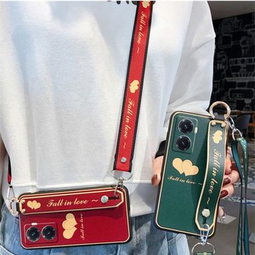 適用vivoy77 5G背帶斜跨背包式y76s手機殼y74s全包y73s帶掛繩vivo掛脖式y72t腕帶y70s斜背y78+套viviy潮voviy