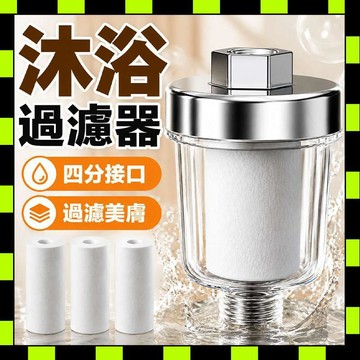 【可換濾芯】沐浴過濾器 沐浴濾芯 前置過濾器 洗衣機淨水器 水龍頭過濾器 除氯過濾器 淨水器 過濾蓮蓬頭 淨化水質