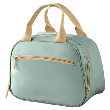 韓版馬卡龍加厚保溫包  1個  26 x 15.5 x 20cm  綠色