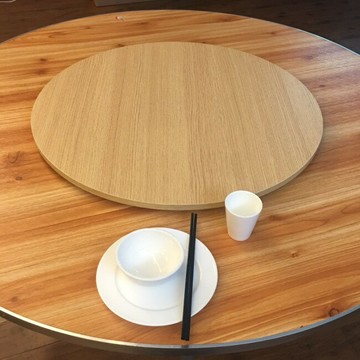 開發票 最低價 大圓餐桌 圓桌面板 餐桌轉盤木質家用大圓桌旋轉定制飯桌園臺面轉盤底座圓盤特價圓形S52公司貨快速出貨