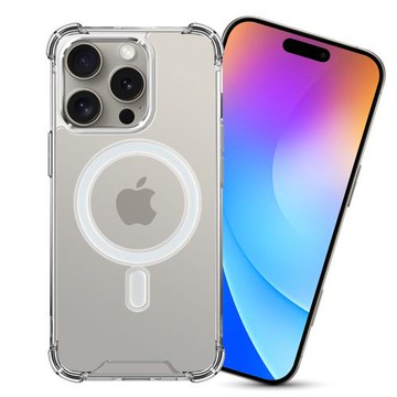 City Boss for iPhone16 Pro Max 6.9 5D超越美型透明磁吸殼