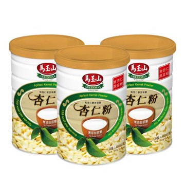 【馬玉山】杏仁粉無添加蔗糖450gx3罐 效期2026.04.21