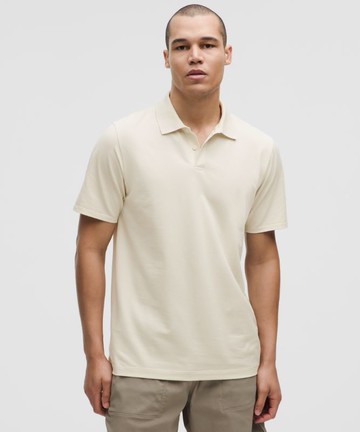 Pique Classic-Fit Short-Sleeve Polo Shirt Size Medium