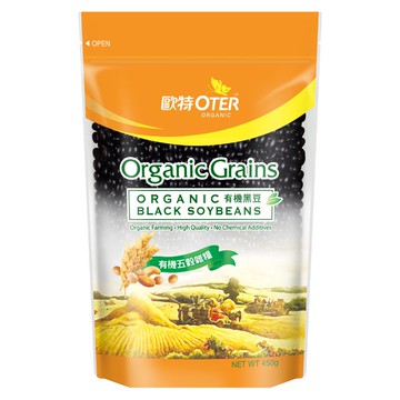 【OTER歐特】有機黑豆(450g/包)