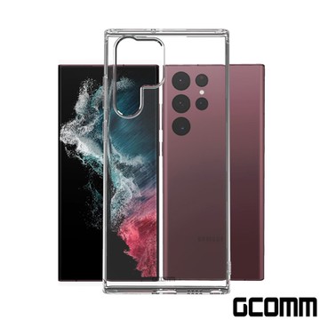 GCOMM 三星 S22 Ultra 清透圓角防滑邊保護套 Round Edge