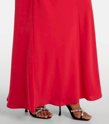 Max Mara Fernet halterneck cady gown