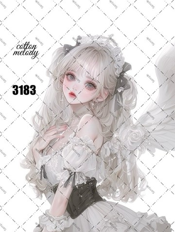 original sticker no.3183 人物貼紙 原創貼紙 原創人物貼紙 裝飾貼紙 cotton melody