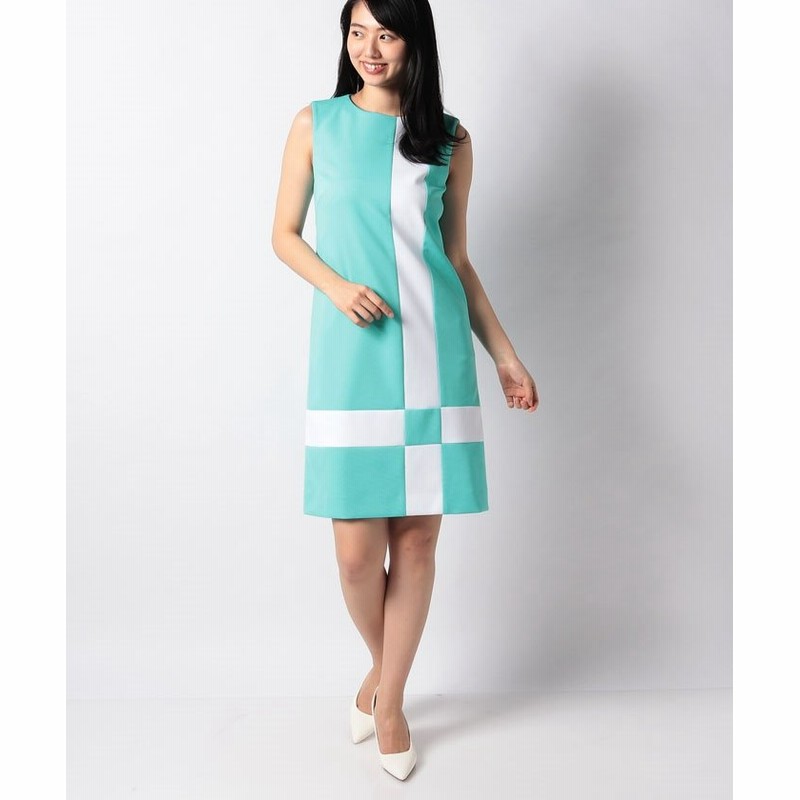 ピエール カルダン レーヨンポリポンチ バイカラーワンピース レディース ブルー 38 Pierre Cardin 通販 Lineポイント最大get Lineショッピング