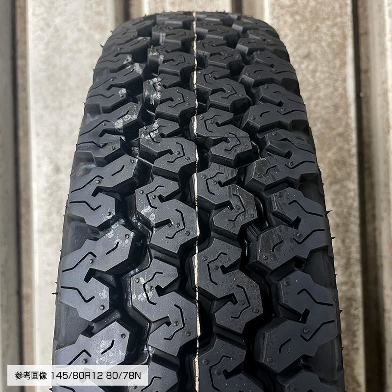 ブリヂストン 604V 145/80R12 80/78N エンケイ サム タフ 12×4.0 