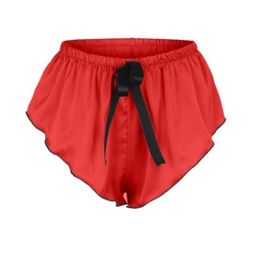 2022歐美外貿新款女士大碼寬松仿真絲內褲綢緞三角褲性感休閑褲