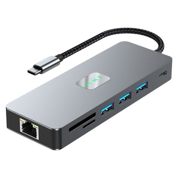 便利生活小物 擴充套件塢 筆電3.0hub 11合1 typec拓展塢 網絡卡 usbc轉HD