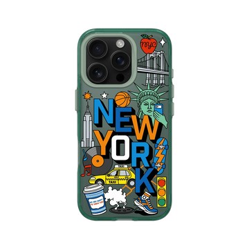 iPhone 16 Pro Clear 憂墨綠 - City Collection 城市系列 - 紐約