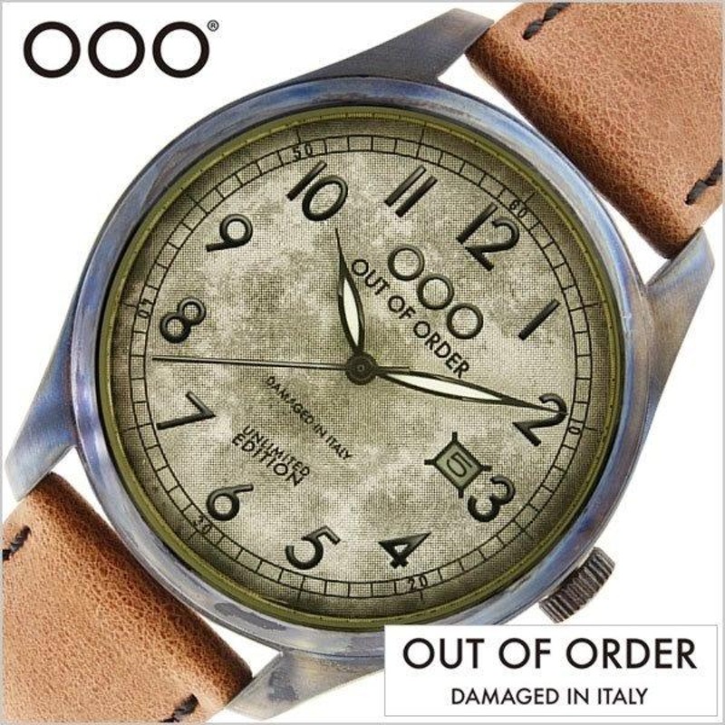 アウトオブオーダー 時計 OUT OF ORDER 腕時計 スカラベオ SCARABEO ...