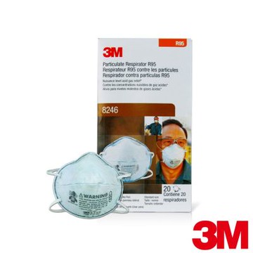 【3M】P95等級 活性碳頭戴式呼吸閥口罩 10片x1盒 8577