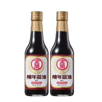 金蘭 陳年醬油(500ml)X2