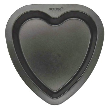 CHEFMADE 學廚 金鋼黑7吋心型烤盤  22.6 x 22 x 3.8cm  1個