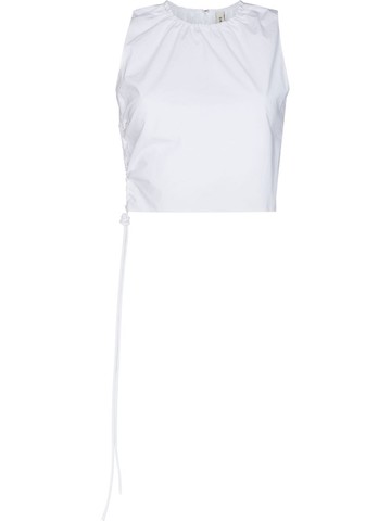 SIR. - gathered-detail sleeveless top - women - Cotton/Rayon - 3 - White