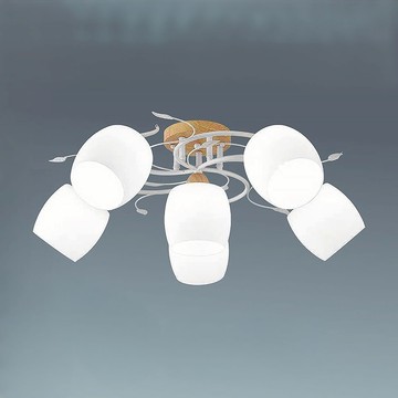 現代風半吸頂五燈  L12-56-60901