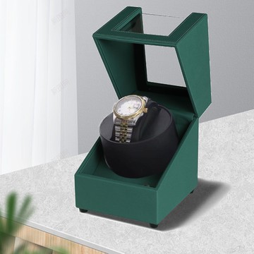 搖表器機械表晃表器手表轉表器靜音電動搖擺器綠色家用上弦單表位【宜家良品百貨】