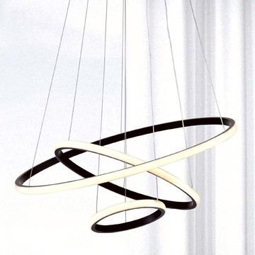 LED 90W、60W 金屬環繞吊燈  H06-16-21291、21292