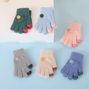 【Arbea】兒童手套冬季新款韓國新款男女童卡通保暖中童手套【C250】