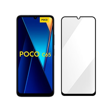 阿柴好物 POCO C65 滿版全膠玻璃貼