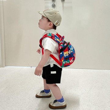 防走失小背包 嬰幼兒書包 1嵗2嵗小寶寶早敎班幼兒園小班入園書包3-4嵗肩背包 幼稚園書包 兒童後背包KK
