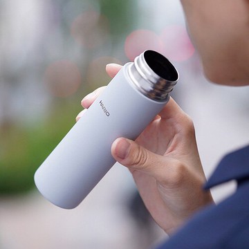 【領券滿額折100】 【日本Hario】SSB-140-GR史迪克霧灰迷你隨身瓶(140ml)