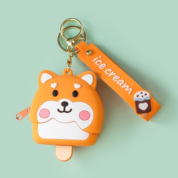 多款可愛卡通零錢包鑰匙扣掛件創意網紅ins硬幣包迷你收納包掛飾