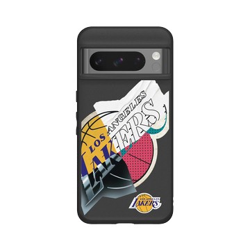 Pixel 8 Pro SolidSuit 黑 - NBA - 拼接系列-洛杉磯湖人 L.A. Lakers - Style Mix