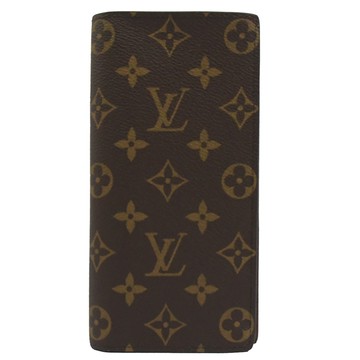 Louis Vuitton LV M66540 Brazza 經典花紋雙折零錢長夾 現貨
