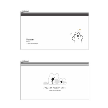 黑田桑 長方形拉鍊袋-A PLEASANT DAY/HELLO