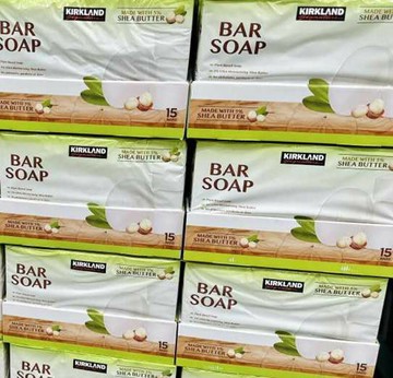 [COSCO代購6] W1397147 Kirkland Signature 科克蘭 乳木果油香皂 127.5公克 X 15入 3組