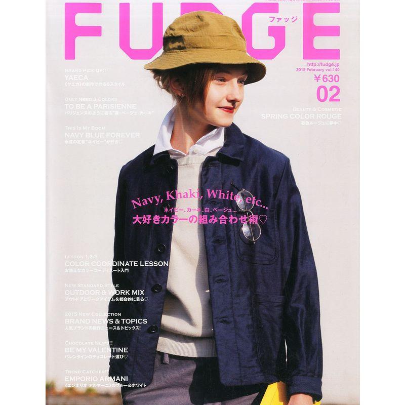 FUDGE(ファッジ) 2015 年 02 月号