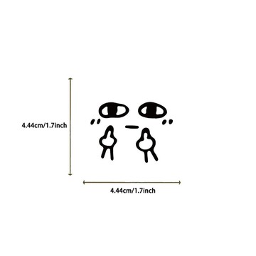 ⚡免運臺灣有貨⚡124張可愛小表情emoji線條手繪Q版搞笑裝飾diy手機殼手賬行李箱⚡可開票