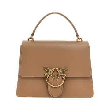 PINKO LOVE ONE TOP HANDLE BAG 米白色女款包包