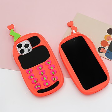 Candies iPhone 14 Pro - 夢想大哥大手機殼(螢光橘)