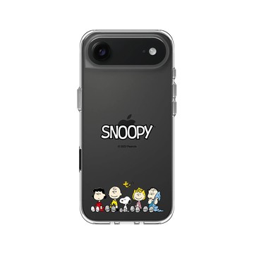 iPhone Air Clear Case（相機按鈕） 透明 - 史努比 Snoopy - 經典-Snoopy齊聚時光