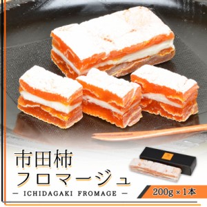 市田柿フロマージュ　200g×1本　 がむしゃらグルメ団で紹介 チーズサンド 南信州特産 おつまみ ワイン メディア ふるさと ふるさと納税