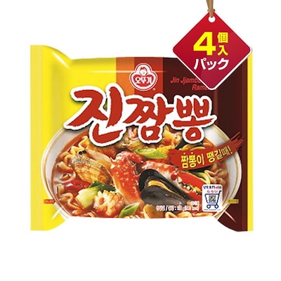 ジンチャンポン（130gｘ4個入りパック) 韓国ラーメン　インスタントラーメン