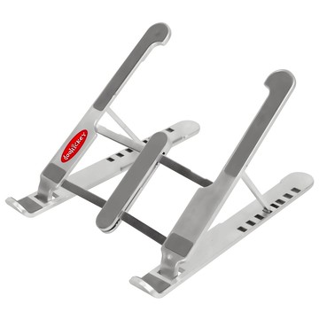 bebehome 多功能筆電散熱架/可攜式簡約電腦架  1個  銀黑色