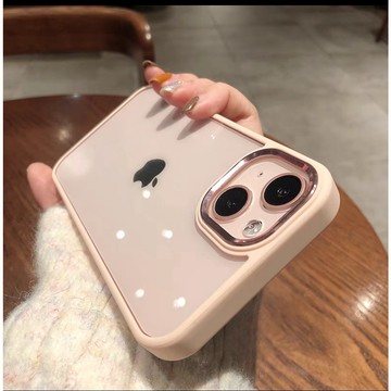 💖✨（樂淘淘訂製）適用蘋果暗紫色14promax手機殼iphone13透明殼14防摔12超薄11保護