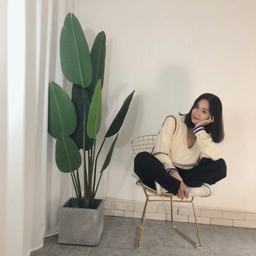 北歐創意水泥花盆長方形大號現代簡約落地盆客廳室內庭院綠植