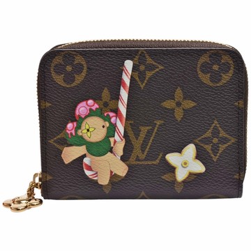 LV M12210 聖誕限定Candy Factory系列Monogram帆布拉鍊零錢包