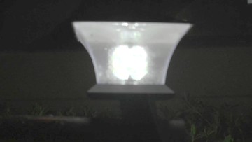 太陽能木大精工新款燈別墅庭院圍墻大門柱頭家用戶外超亮路燈