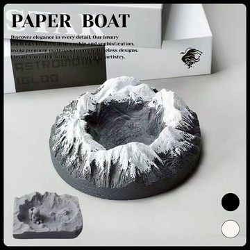 🔥現貨免運 隔日到貨🔥煙灰缸 菸灰缸 煙灰缸黑色 煙灰桶 山形菸灰缸