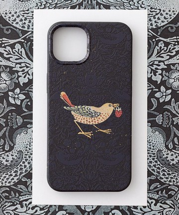 威廉莫里斯設計 iPhone 13 PBAT 生物可分解環保手機殼 墨黑