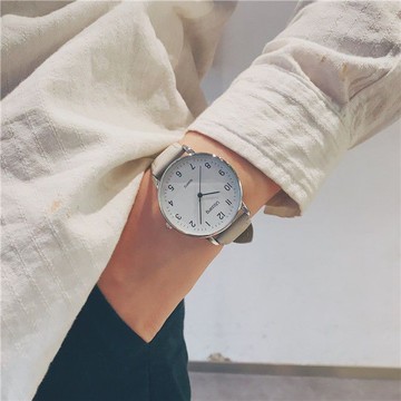 免運⌚公務員考試手錶男女初高中學生簡約數字潮流情侶款文藝百搭石英錶手錶 防水手錶 考試手錶 石英錶 手錶女 靜音手錶