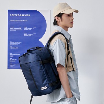 【OUTDOOR】悠遊寰旅-15.6吋電腦後背包-深藍色 OD243118NY