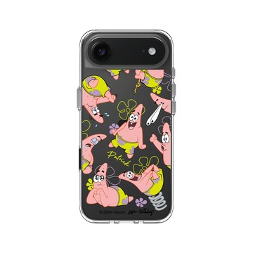 iPhone Air Clear Case（相機按鈕） 透明 - 海綿寶寶 SpongeBob - 派大星百變表情